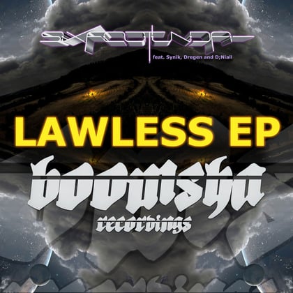 Lawless EP album by Sixfootunda - Drum and Bass Cover Art