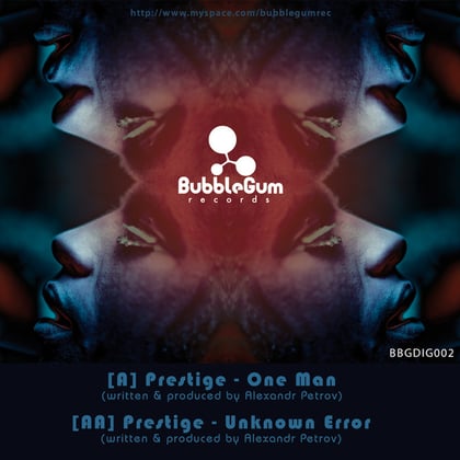 One Man album by Prestige & Cabin Fever Uk - Drum and Bass Cover Art