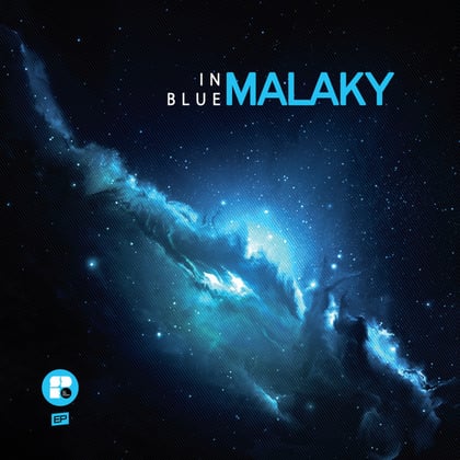In Blue album by Malaky - Drum and Bass Cover Art
