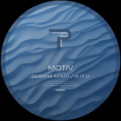 Oceans Apart / Is It U album by Motiv - Drum and Bass Cover Art