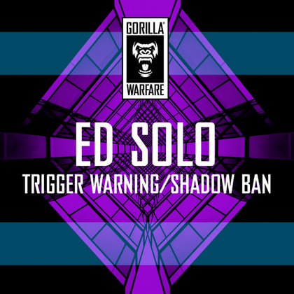 Trigger Warning / Shadow Ban album by Ed Solo - Drum and Bass Cover Art