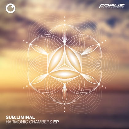 Harmonic Chambers EP album by Sub:liminal & Manikin - Drum and Bass Cover Art