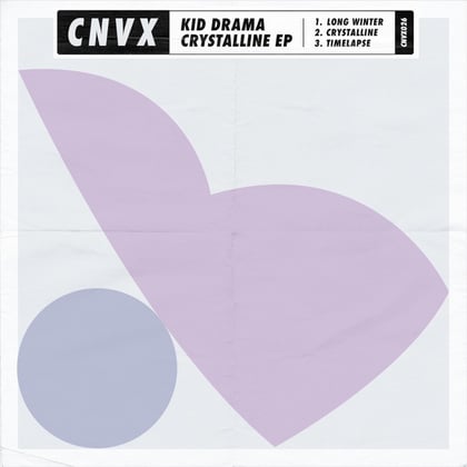 Crystalline EP album by Kid Drama - Drum and Bass Cover Art