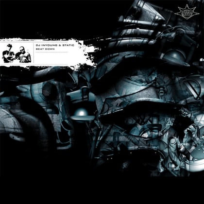 Beat Down album by Static - Drum and Bass Cover Art