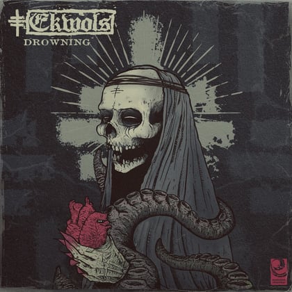 Drowning album by Ekwols - Drum and Bass Cover Art