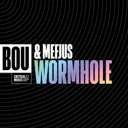 Wormhole album by Bru-C, Bou & Mefjus - Drum and Bass Cover Art