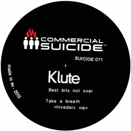 Best Bits Not Over / Take a Breath (Invaderz VIP) album by Klute - Drum and Bass Cover Art