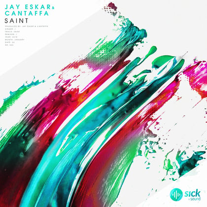 Saint album by Macky Gee, Jay Eskar & Cantaffa - Drum and Bass Cover Art