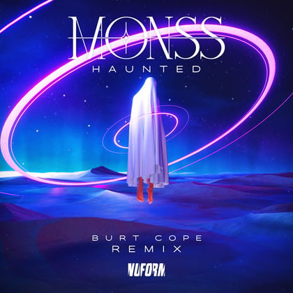 Haunted (Burt Cope Remix) album by MONSS - Drum and Bass Cover Art