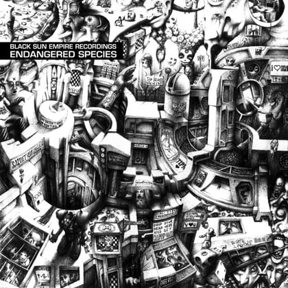 Endangered Species album by Black Sun Empire - Drum and Bass Cover Art