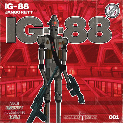 IG-88 album by Jango Kett - Drum and Bass Cover Art