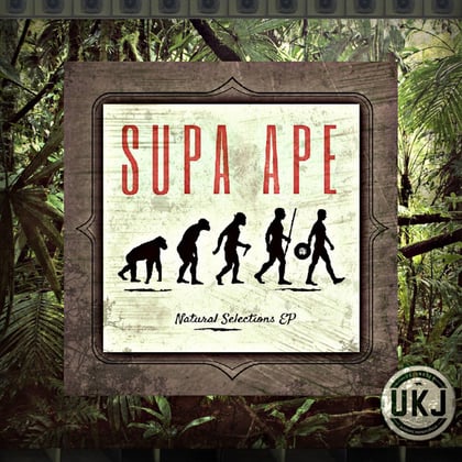UK Jungle Records Presents: Supa Ape - Natural Selections album by Supa Ape - Drum and Bass Cover Art
