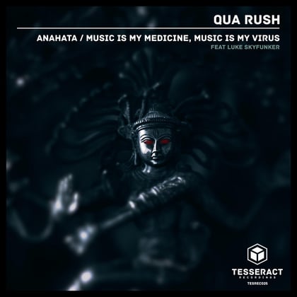 Anahata / Music Is My Medicine, Music Is My Virus (feat. Luke Skyfunker) album by Qua Rush - Drum and Bass Cover Art