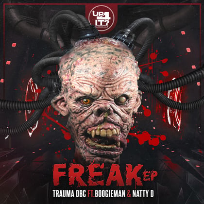 Freak EP album by Trauma DBC & theStandard - Drum and Bass Cover Art