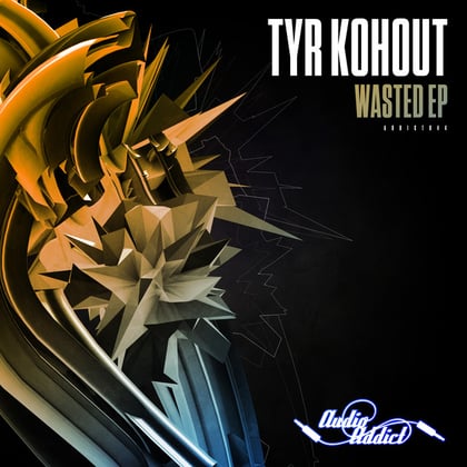 Wasted album by Tyr Kohout - Drum and Bass Cover Art