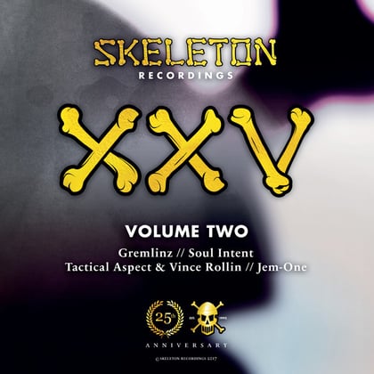 Skeleton XXV Project Volume Two album by Gremlinz - Drum and Bass Cover Art