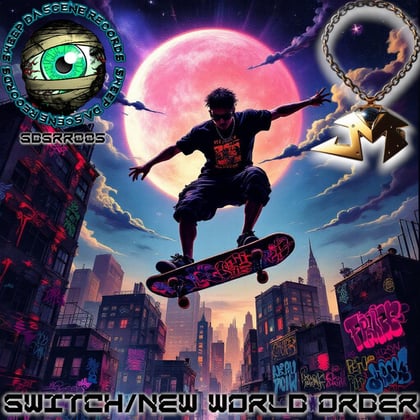 Switch/New World Order album by Joy Mobility - Drum and Bass Cover Art