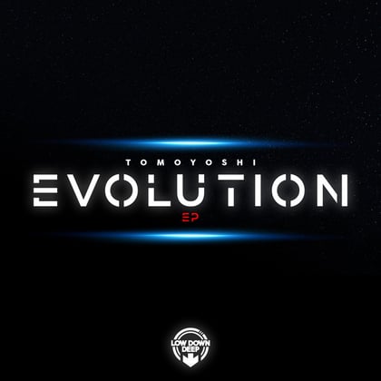 Evolution album by Trauma DBC & Tomoyoshi - Drum and Bass Cover Art