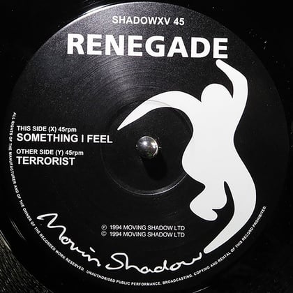 Terrorist album by Renegade - Drum and Bass Cover Art