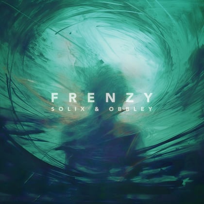 Frenzy album by Obbley - Drum and Bass Cover Art