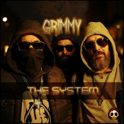 The System album by Grimmy - Drum and Bass Cover Art