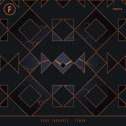 Dark Thoughts album by Temam - Drum and Bass Cover Art