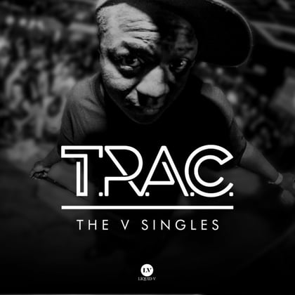 The V Singles album by T.R.A.C. - Drum and Bass Cover Art