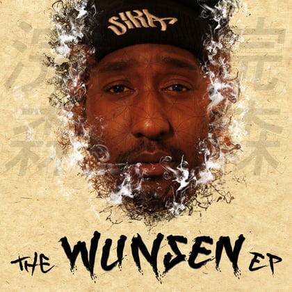 Wunsen album by Vibe Chemistry, Mr Traumatik & Devilman - Drum and Bass Cover Art