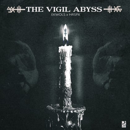 The Vigil Abyss album by Ekwols & HRSPX - Drum and Bass Cover Art