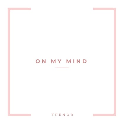 On my mind album by Trend´R - Drum and Bass Cover Art