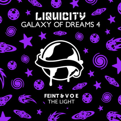 The Light album by Feint & V O E - Drum and Bass Cover Art
