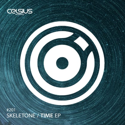 Time EP album by Skeletone - Drum and Bass Cover Art