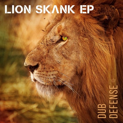 Lion Skank EP album by Dub Defense - Drum and Bass Cover Art