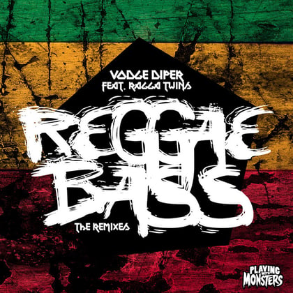 Reggae Bass (The Remixes) album by Dr Meaker, Vodge Diper & Ragga Twins - Drum and Bass Cover Art