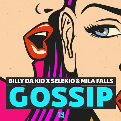 Gossip album by Skepsis, Billy Da Kid, Selekio & Mila Falls - Drum and Bass Cover Art
