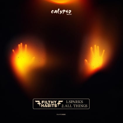 Sparks / All Things album by Filthy Habits - Drum and Bass Cover Art