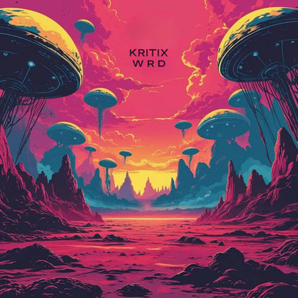 WRD album by Kritix - Drum and Bass Cover Art