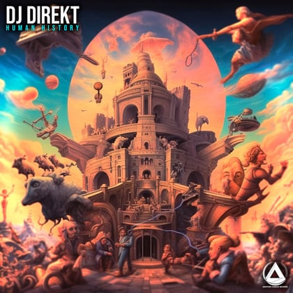 Human History album by DJ Direkt - Drum and Bass Cover Art