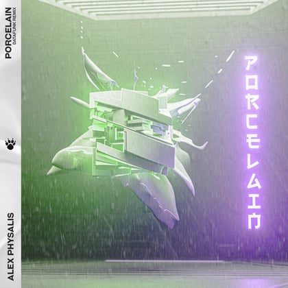 Porcelain (DataFunk Remix) album by Alex Physalis & DataFunk - Drum and Bass Cover Art
