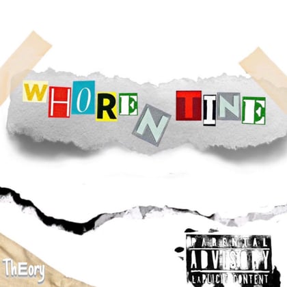 whore-n-tine album by Theory - Drum and Bass Cover Art