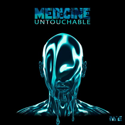 Untouchable album by Medicine - Drum and Bass Cover Art