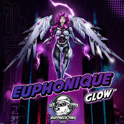 Glow album by Euphonique, Helen K & Dazee - Drum and Bass Cover Art