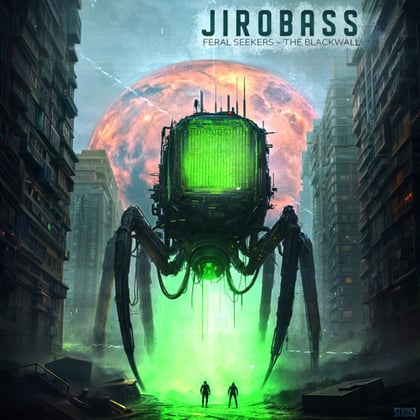 Feral Seekers / The Blackwall album by JIROBASS - Drum and Bass Cover Art