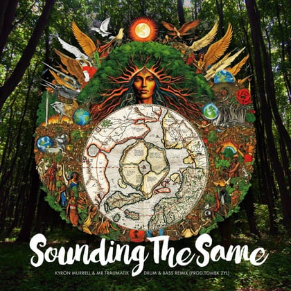Sounding the same (Drum & Bass Version) album by Mr Traumatik, Kyron Murrell & Tomek Zyl - Drum and Bass Cover Art