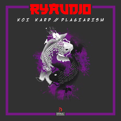 Koi Karp / Plagiarism album by Ryaudio - Drum and Bass Cover Art