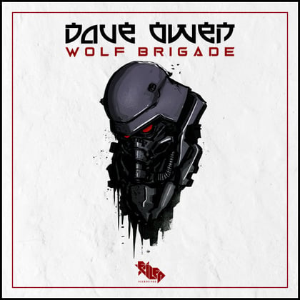 Wolf Brigade album by Dave Owen - Drum and Bass Cover Art