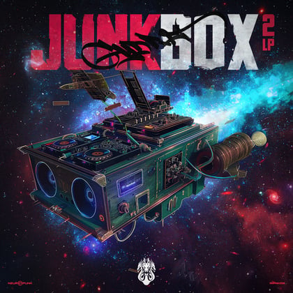 Junk Box 2 LP album by Gydra - Drum and Bass Cover Art