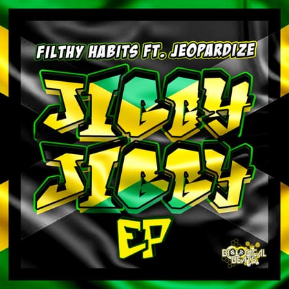 Jiggy Jiggy album by Filthy Habits & Jeopardize - Drum and Bass Cover Art