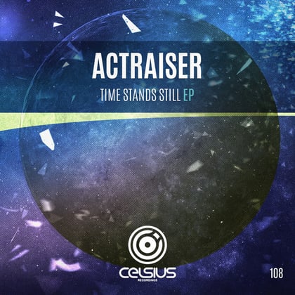 Time Stands Still EP album by Actraiser - Drum and Bass Cover Art