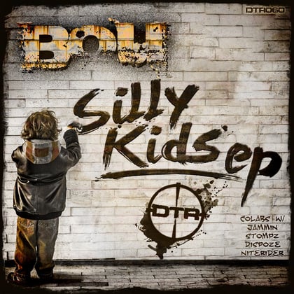 Silly Kids album by Bru-C & Bou - Drum and Bass Cover Art